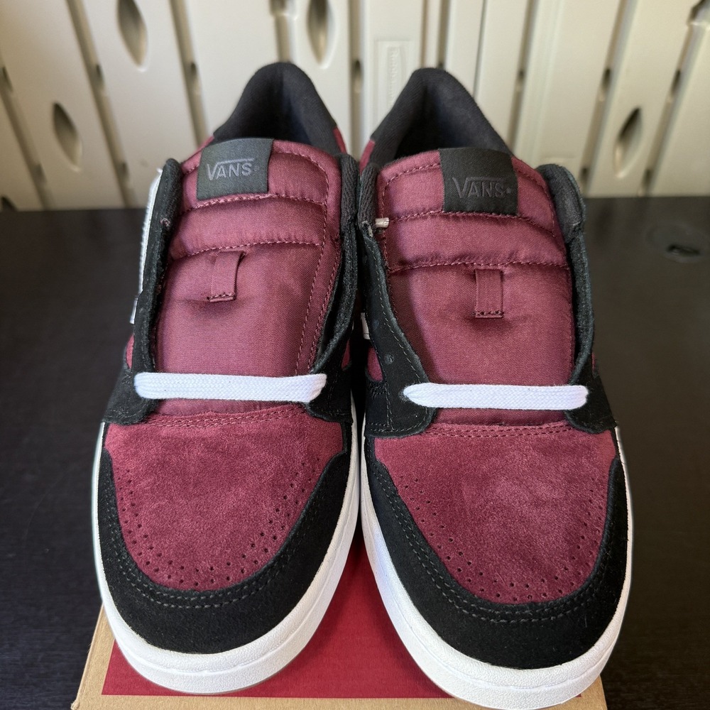 Vans Lowland 2.0 Skate Sneakers Shoes Red Black Men's Size 10.5 - VN000D6R2Q1 - Picture 4 of 9